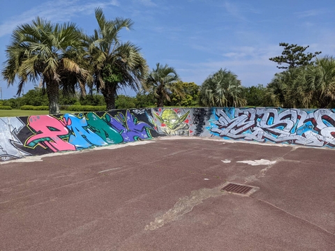 蓮沼海浜公園スケートパークの画像1